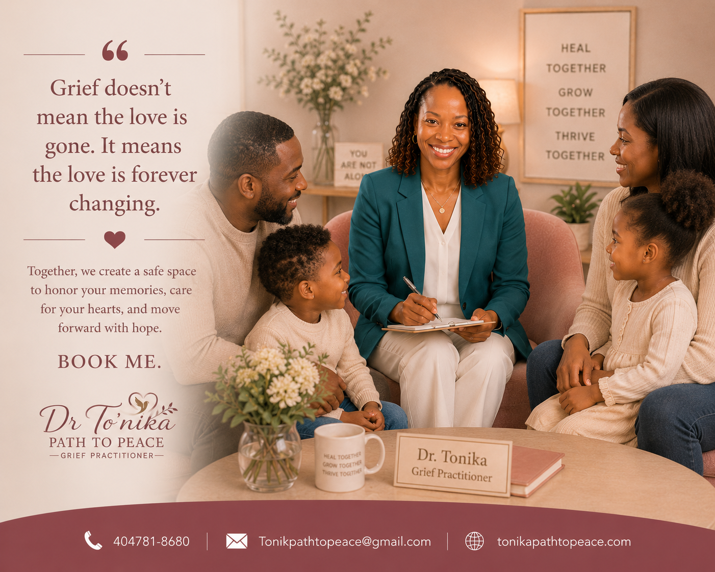 support hands comforting counseling